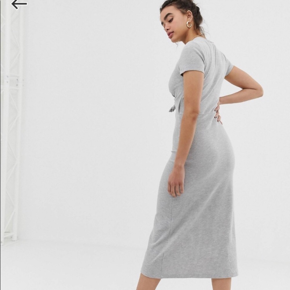 NWT Emory Park Gray Midi Dress, Size L - Picture 2 of 6